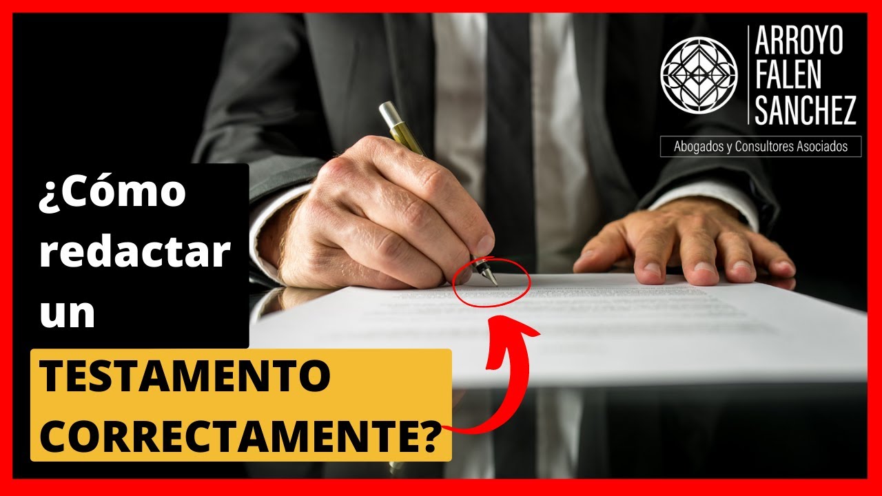 📌 ¿CÓMO HACER UN TESTAMENTO DE HERENCIA VÁLIDO? | Testamento por Escritura Pública Perú