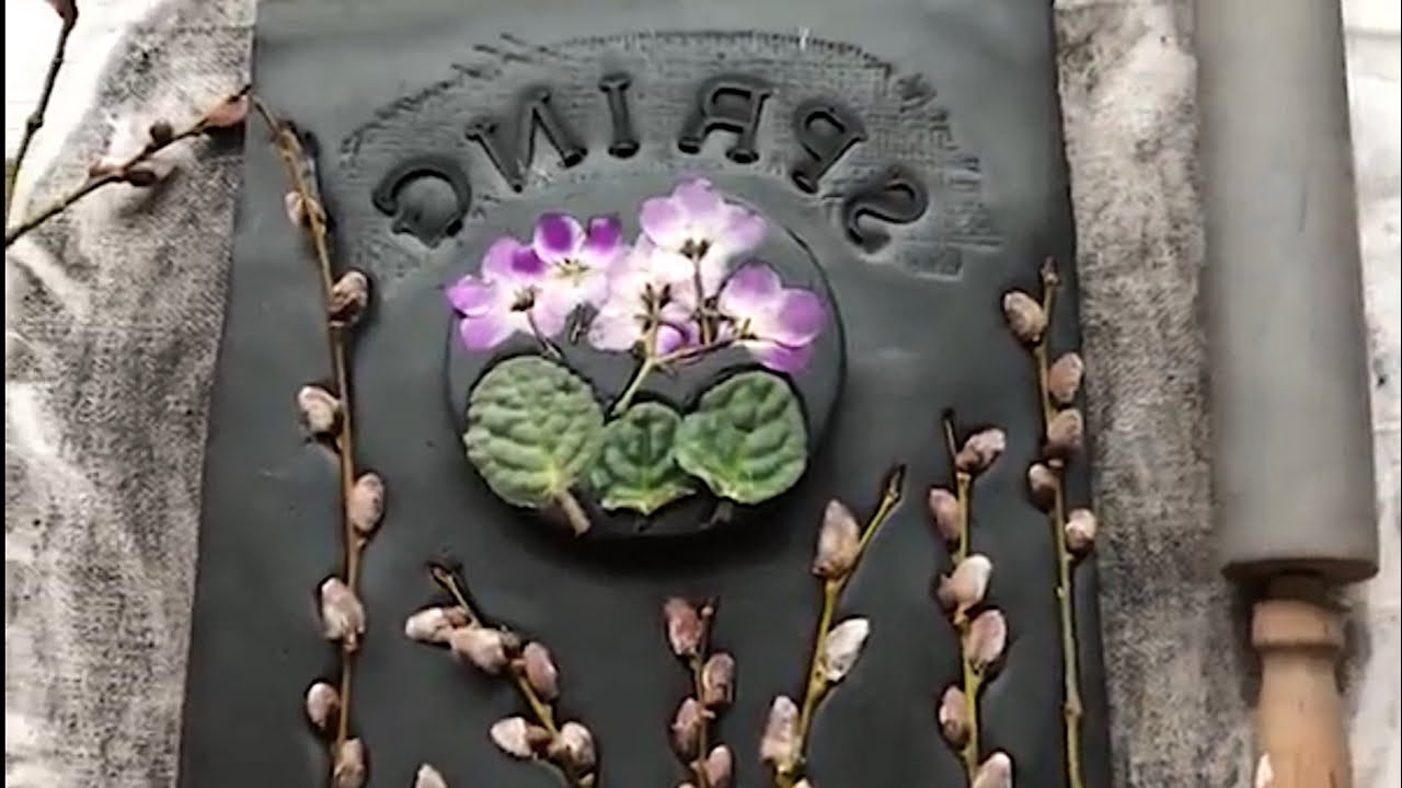 DIY botanical plaster cast for homedecor by Klever