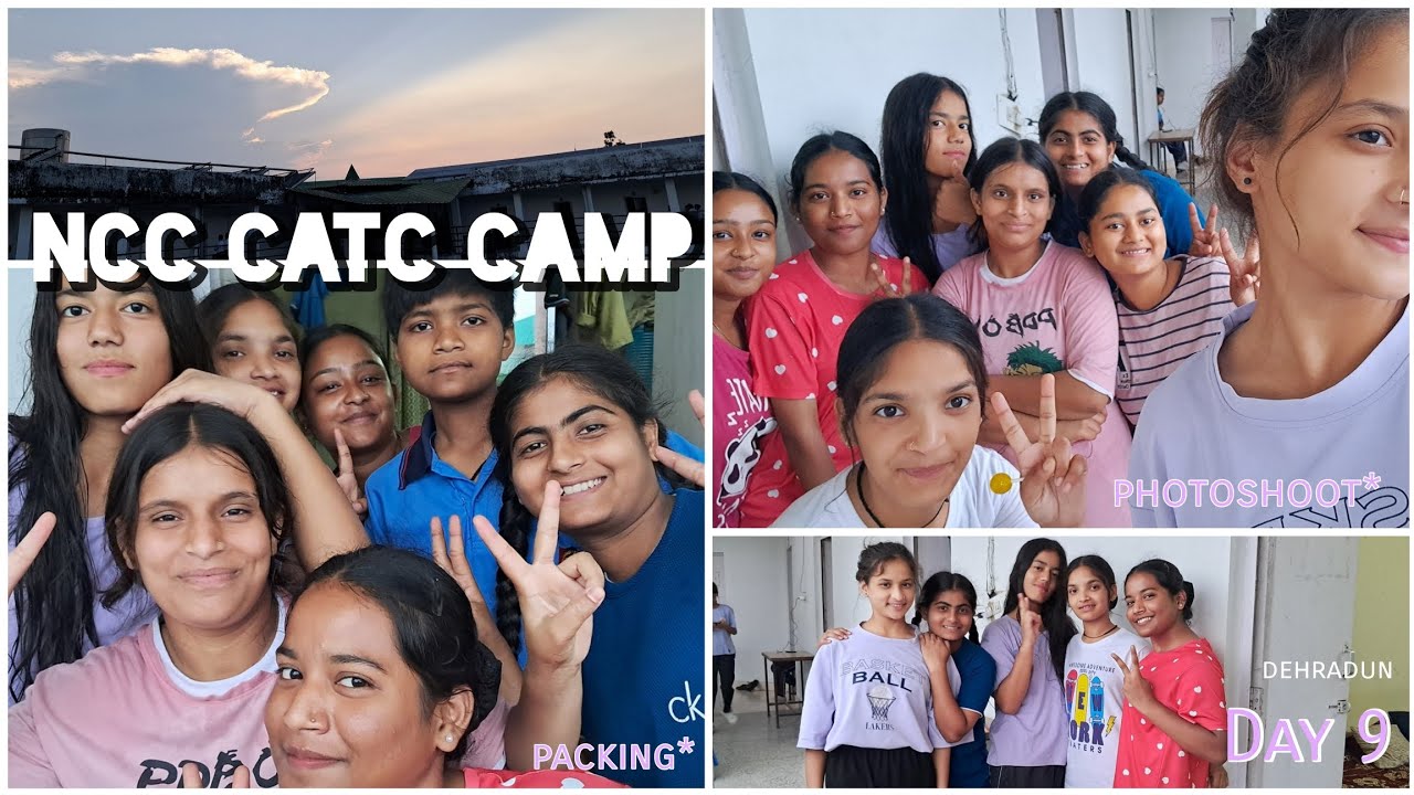 NCC CAMP Day - 9 🪷 | catc camp  || Dehradun vlogs ||