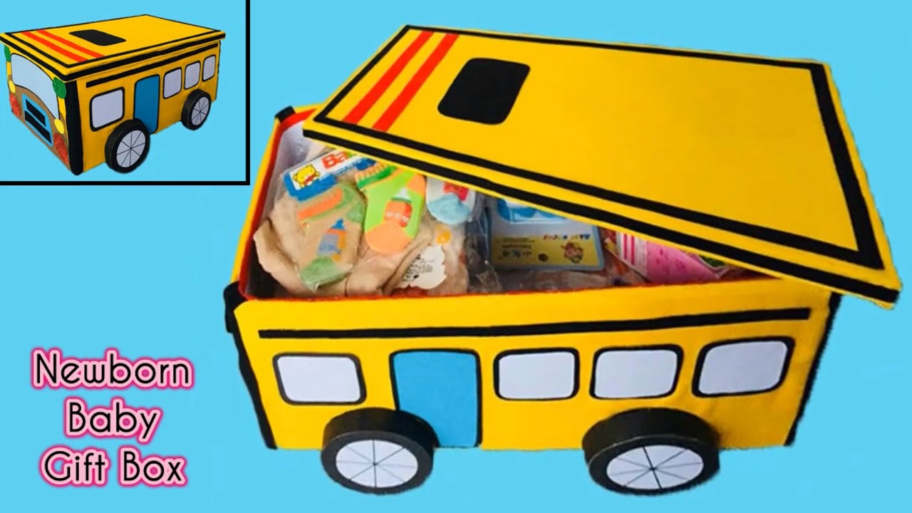 Идеи подарков для новорожденного | Повторное использование картонных коробок | Хранение детских и...