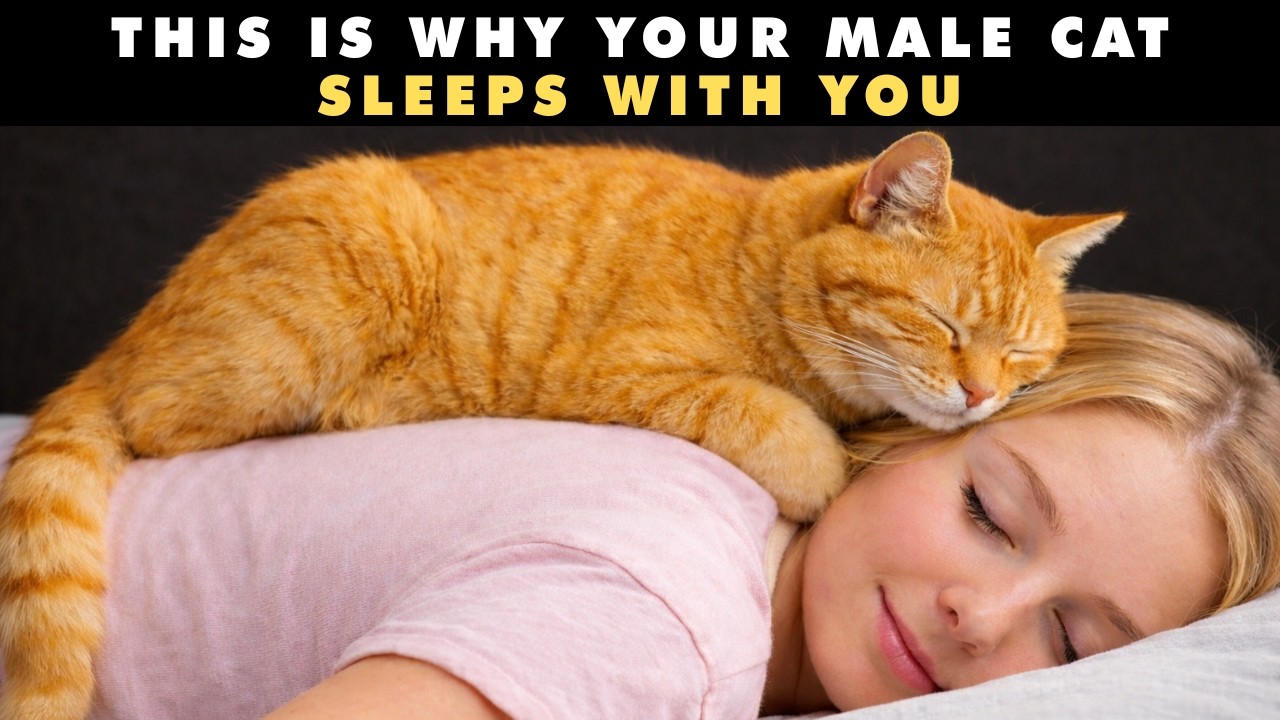 Why Your Male Cat Sleeps With You ,They’re Trying to Tell You This