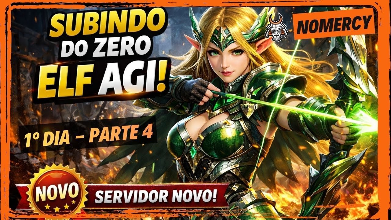 🔥MU DARK EPOCH: UPANDO DO ZERO NO SERVIDOR NOVO GORGON 11 | ELF AGI — 1º DIA - PARTE 4