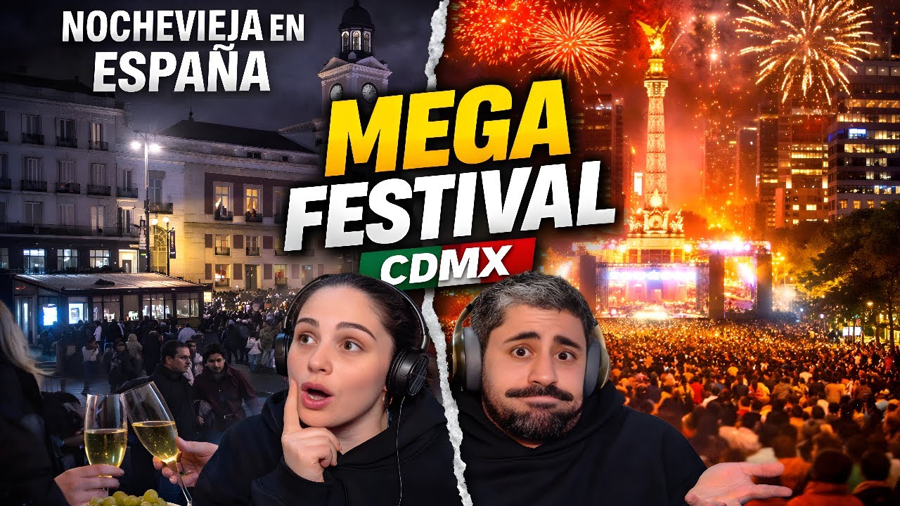MIENTRAS EN ESPAÑA ES TRANQUILO, CDMX CONVIERTE REFORMA EN UN MEGA FESTIVAL PARA DESPEDIR EL AÑO