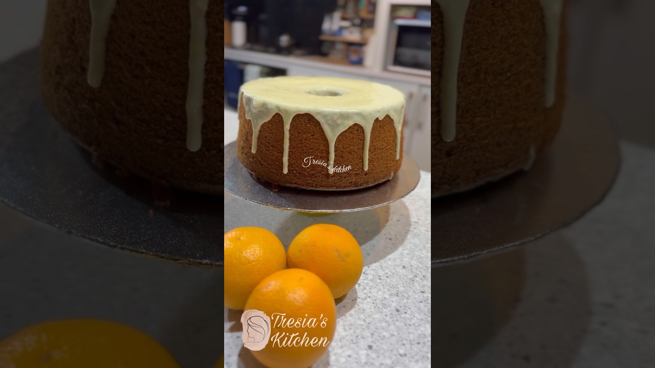 Orange Chiffon Cake PART 3 