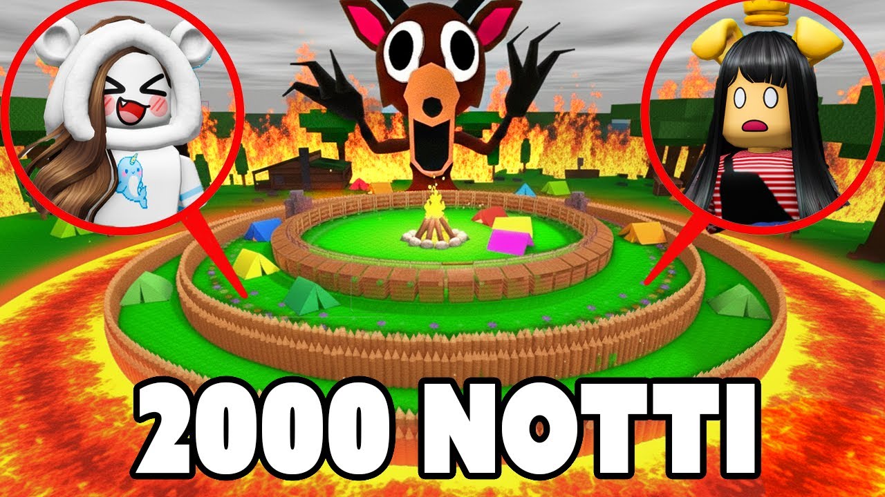 2000 NOTTI SU ROBLOX CON ROBY JENNY LOLLO E NICO.