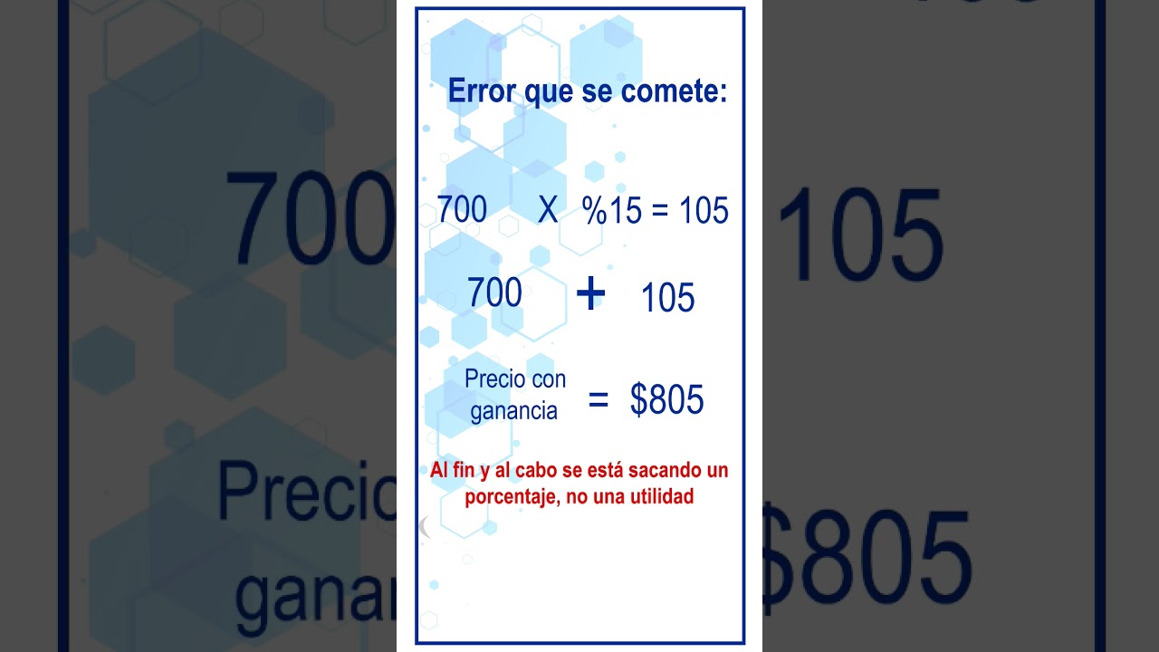 c&oacute;mo agregar la ganancia a un producto correctamente #negocios  #finanzasempresariales