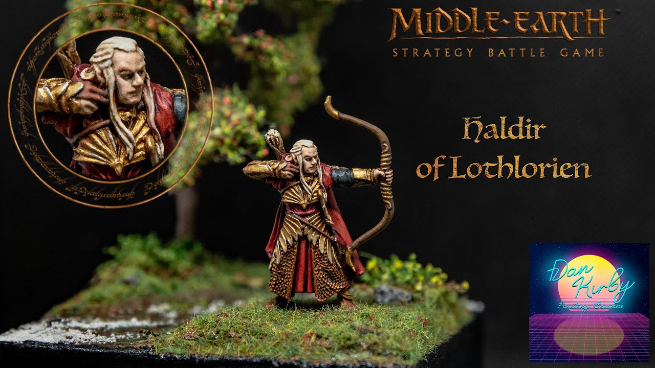 Халдир из Лотлориэна | Металлическая миниатюра от Games Workshop.