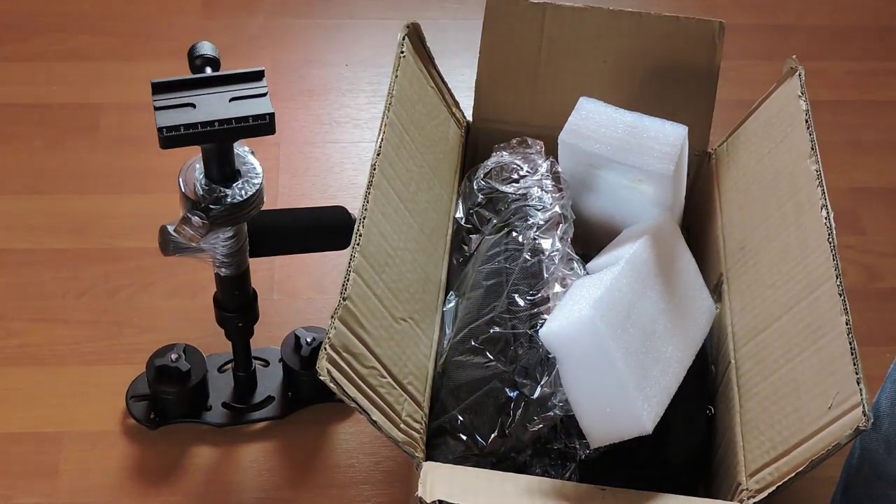 Stabilisateur Steadicam S40 déballage+test