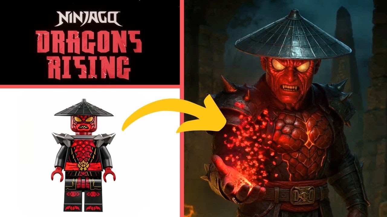 What if LEGO Ninjago Villians from Dragons Rising were Real Characters