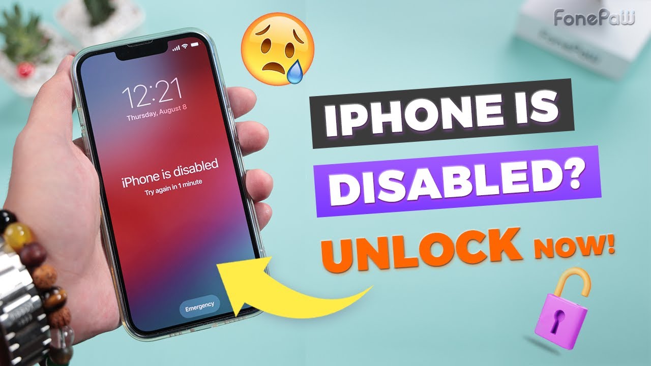 iPhone is Disabled? How to Unlock iPhone/iPad
