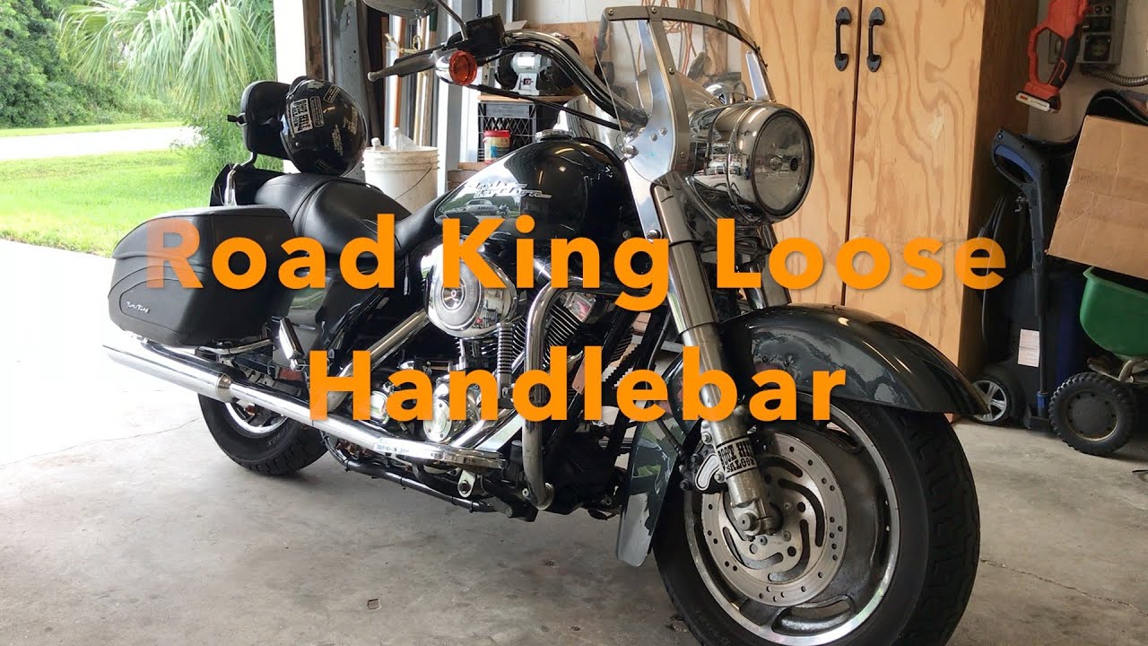 Как затянуть ослабленный руль Road King.