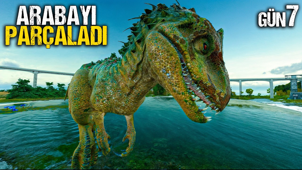 DEV CANAVAR INDOMINUS REX ARABALARI PARÇALIYOR ! | Jurassic World Evolution 3 (BÖLÜM 7)