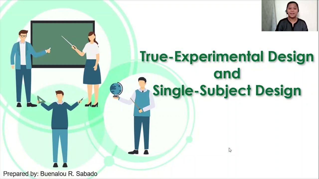 True Experimental Design and Single-subject Designs