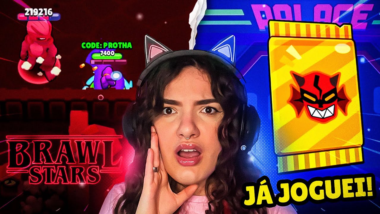 JOGUEI a NOVA ATUALIZA&Ccedil;&Atilde;O STRANGER THINGS no BRAWL STARS!