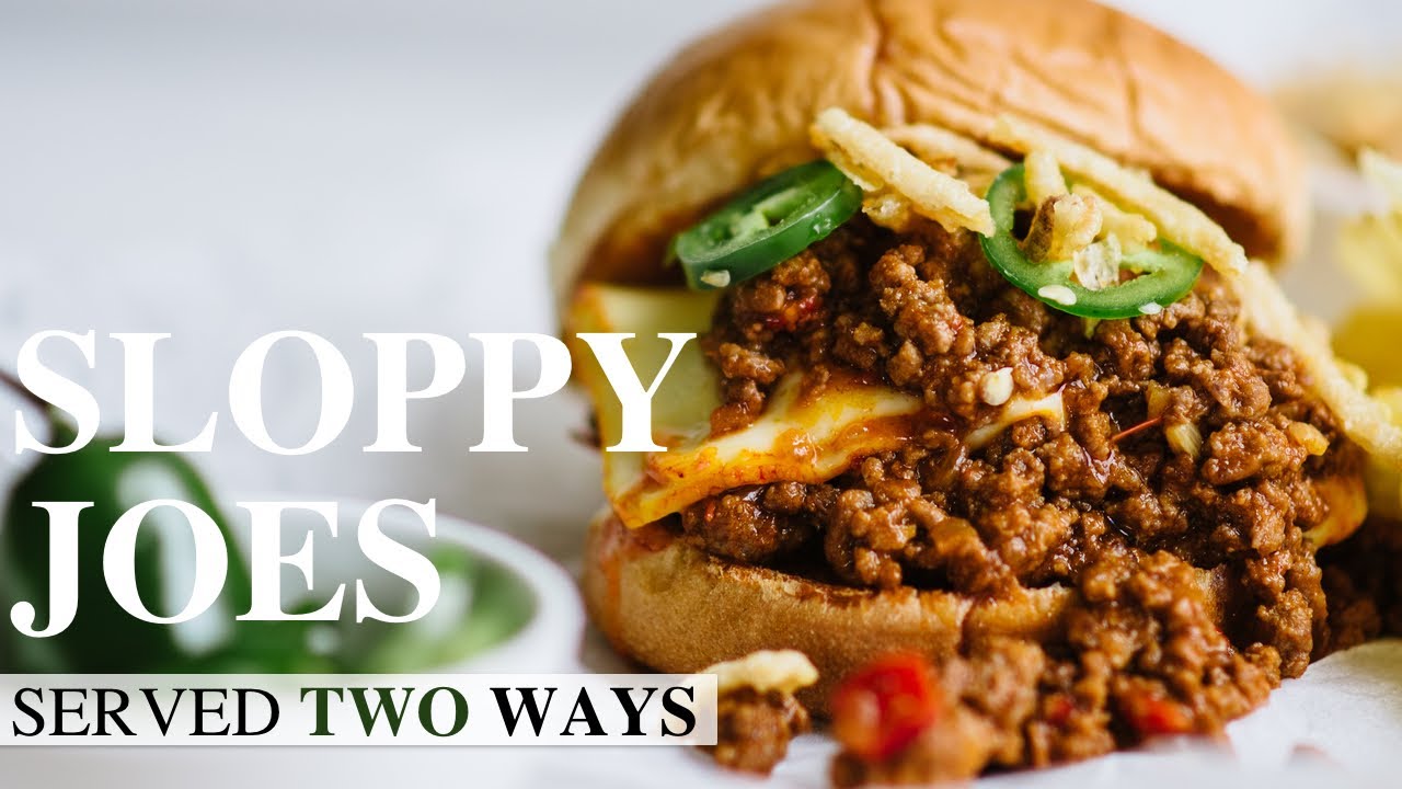 The Best Sloppy Joes Recipe | Served Two Ways