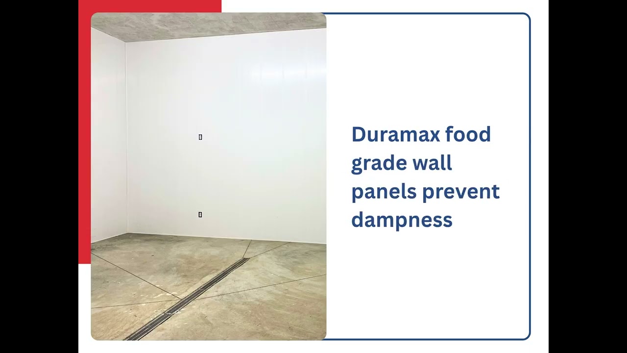 How do Duramax PVC food processing wall panels enhance food safety standards at food facilities?