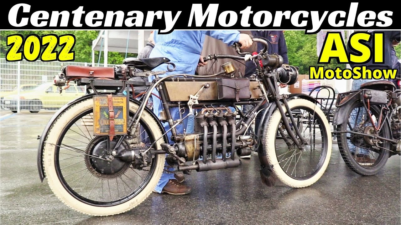 Beautiful Centenary Motorcycles and Quadricycles + Parade - ASI Moto Show 2022 - Bradbury, Excelsior