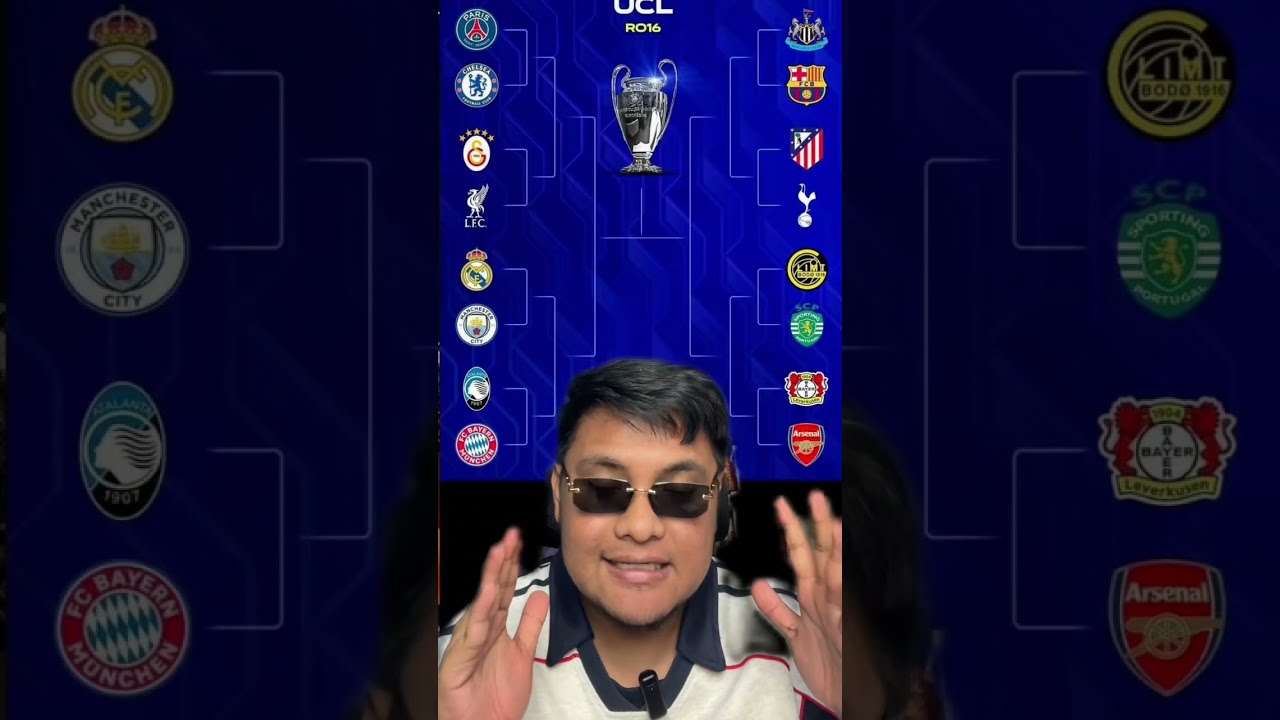 Prediction Champions League Round of 16 Part 1 #championsleague 