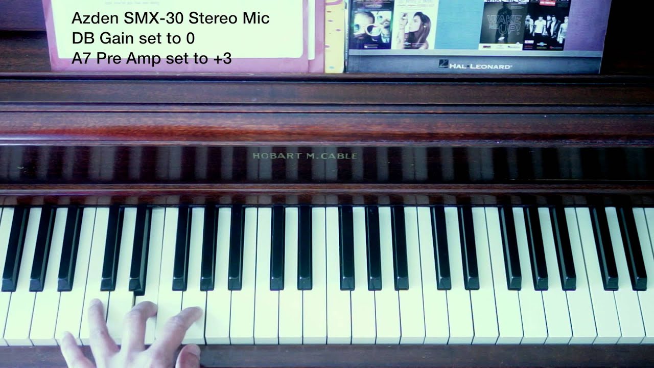 Azden SMX-30 Quick Test: Piano Comparison
