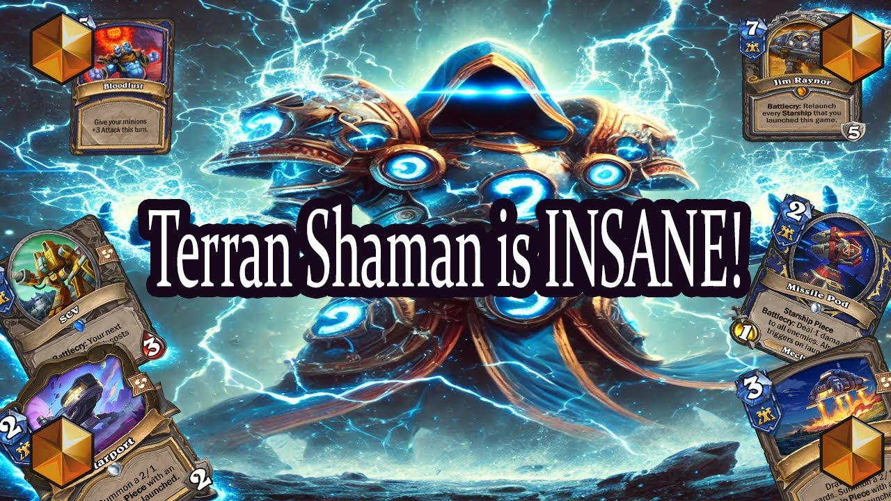 Terran Shaman is INSANE! 🔥 Best Meta Deck & Strategy - Hearthstone Gameplay