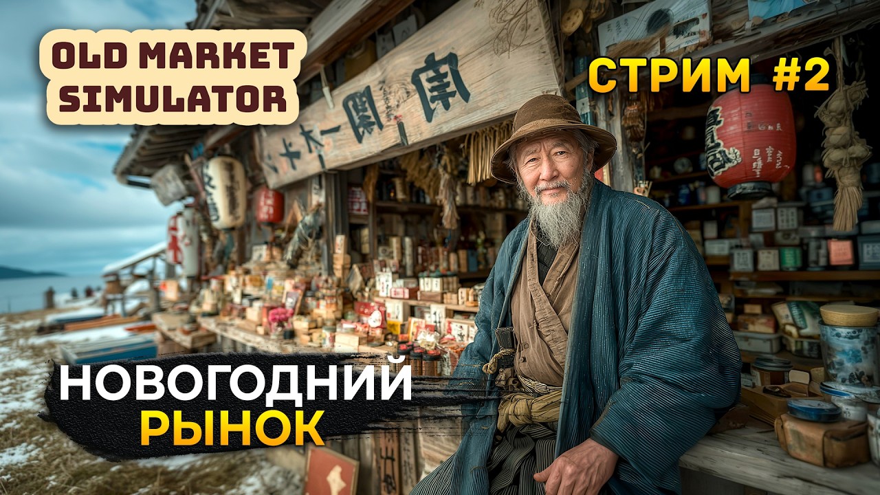 Стрим Old Market Simulator #2 - Новогодний Рынок. Симулятор Древнего Рынка