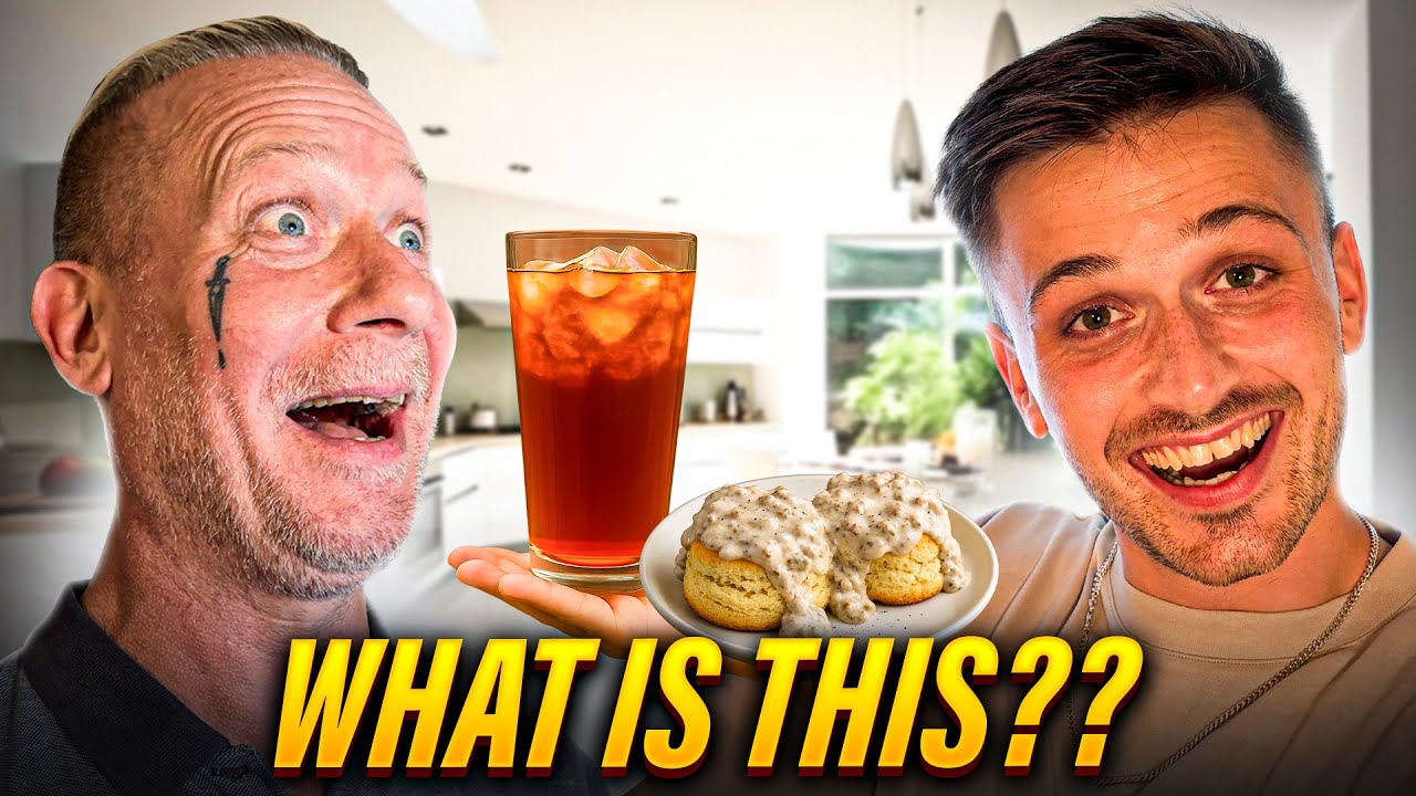 European Dad & Son Tries Biscuits and Gravy for the First Time