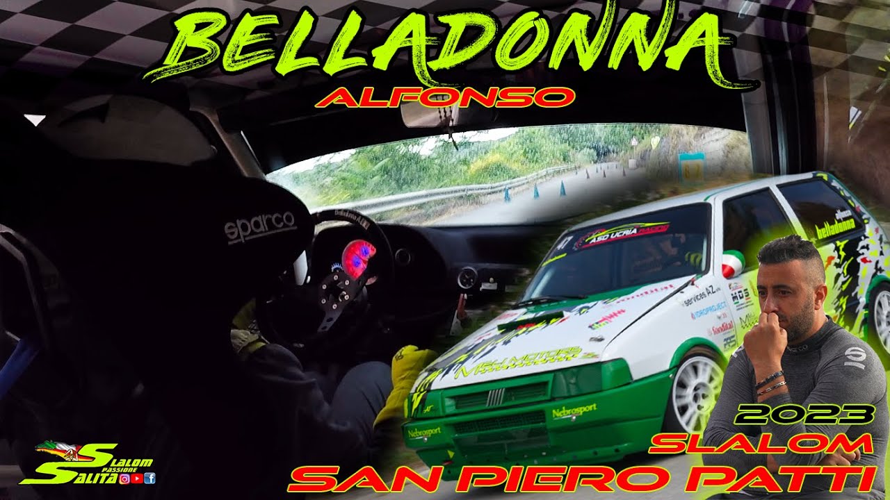 SLALOM SAN PIERO PATTI 2023 // FIAT UNO TURBO ON BOARD MAXIMUM ATTACK // BELLADONNA ALFONSO