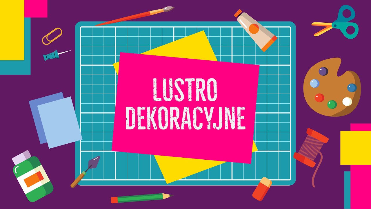 Domowe edu-art - Lustro dekoracyjne