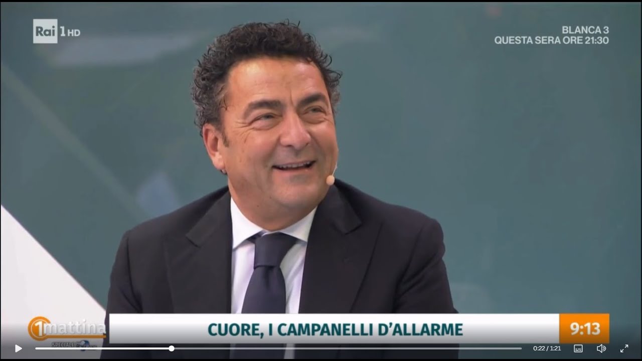 Intervista al Prof Giuseppe Speziale a Uno Mattina - Patologie del Cuore e Prevenzione