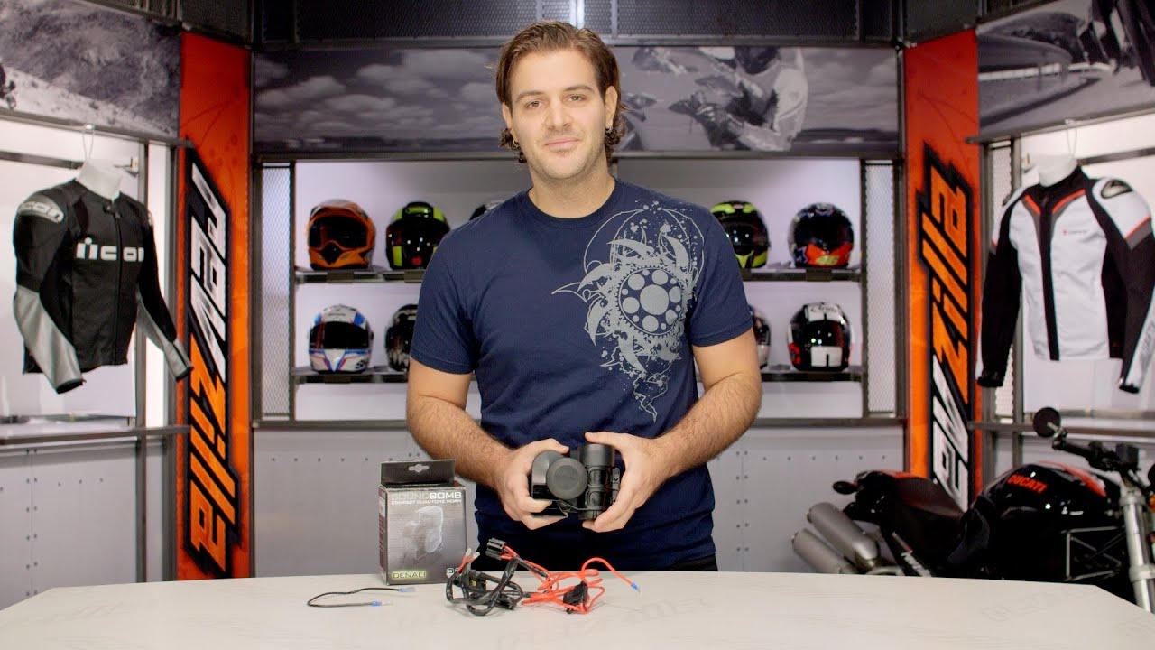 Denali Soundbomb Compact Air Horn Review at RevZilla.com