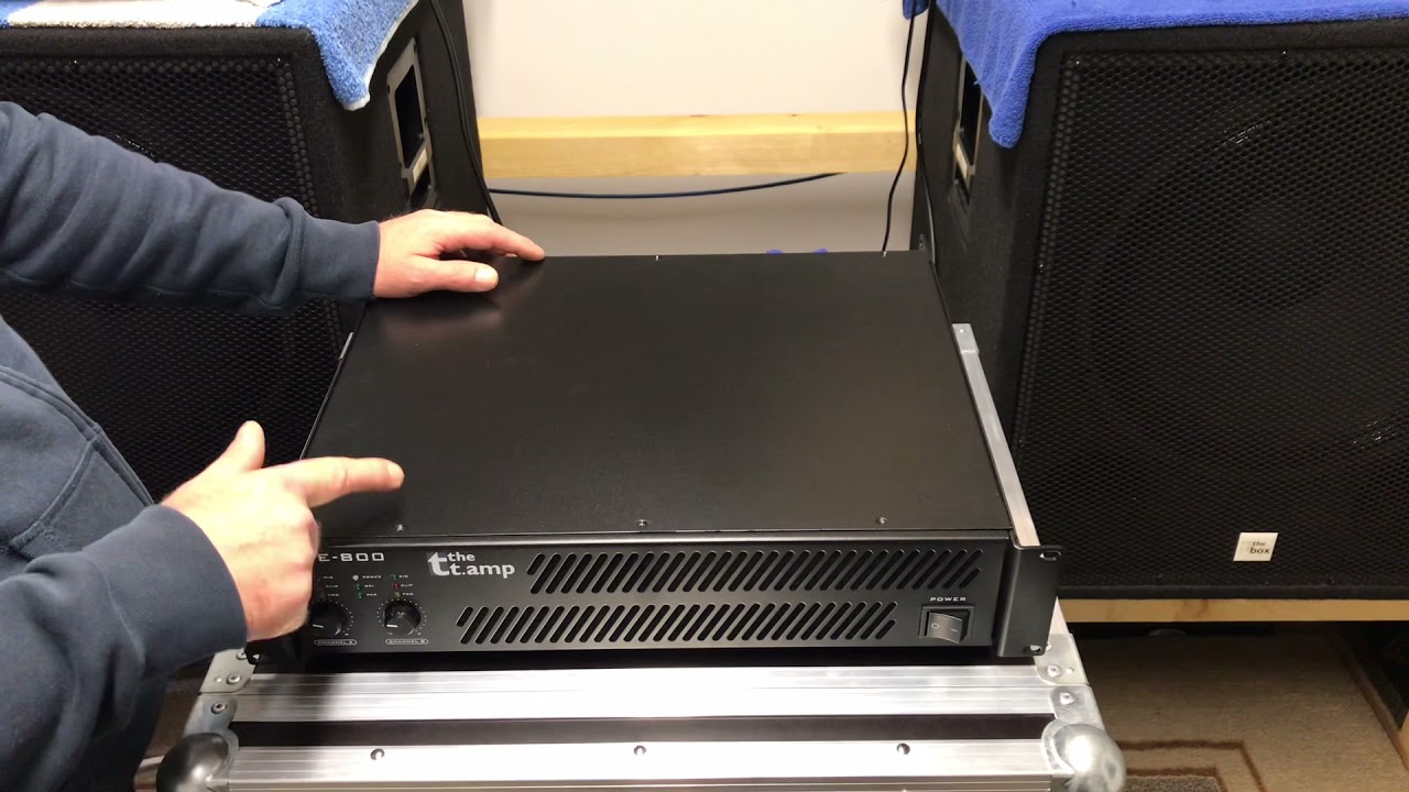 amplificator The T.amp E-800 ce se afla in interior