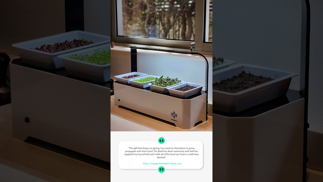 Homefarm systems offer controlled growing environments