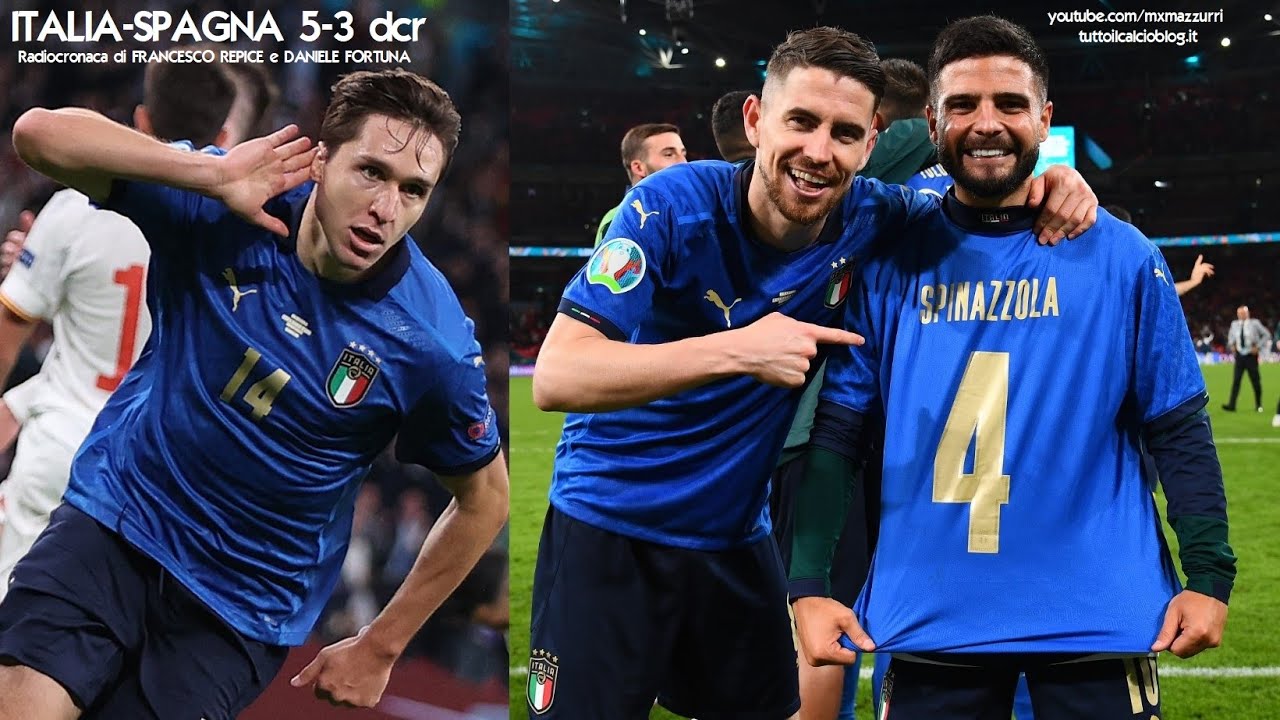 ITALIA-SPAGNA 5-3 dcr - Radiocronaca di Francesco Repice e Daniele Fortuna (6/7/2021) EURO 2020