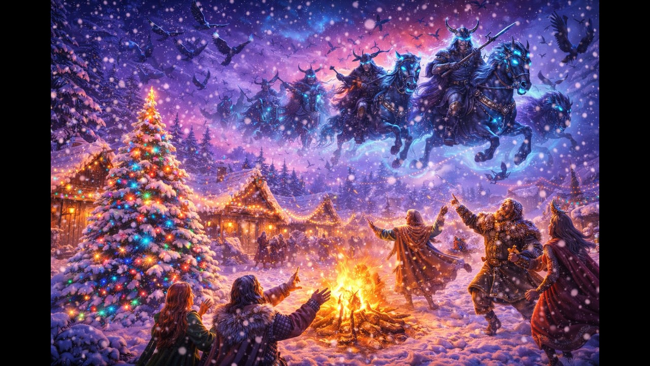 Yule Celebration | Winter Pagan Folk Music 🌿🕯️