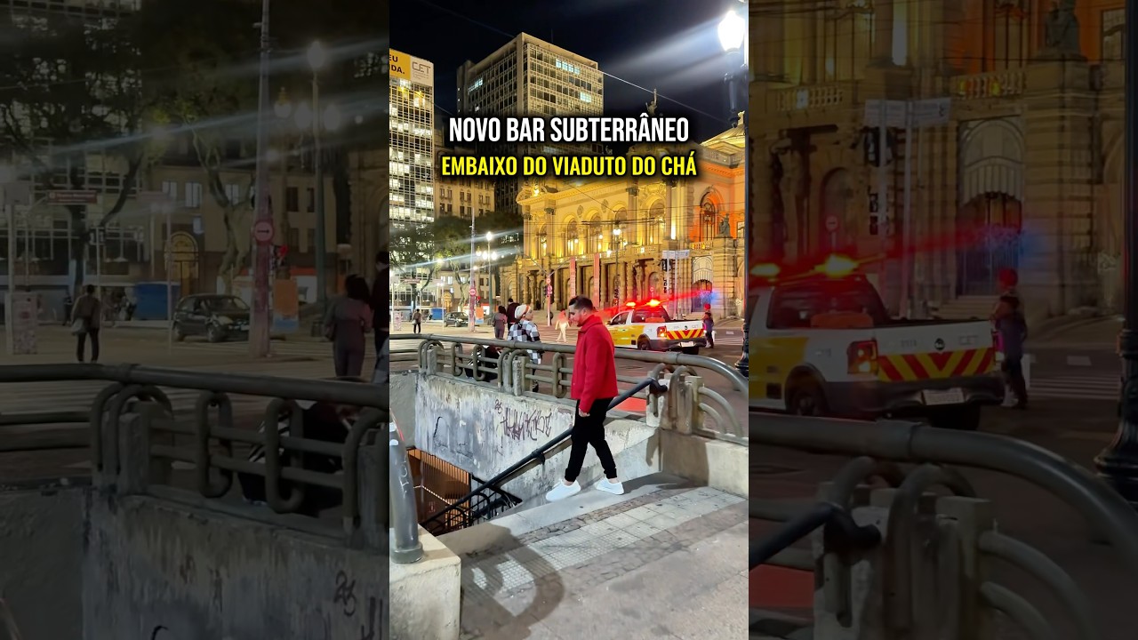 NOVO BAR SUBTERR&Acirc;NEO EM SP! Embaixo do Viaduto do Ch&aacute; no Vale do Anhangaba&uacute;