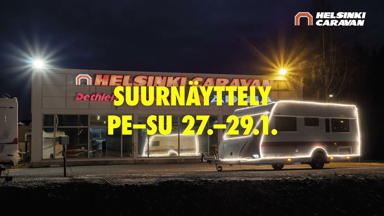Suurn&auml;yttely 27.-29.1.2023 Helsinki Caravanissa