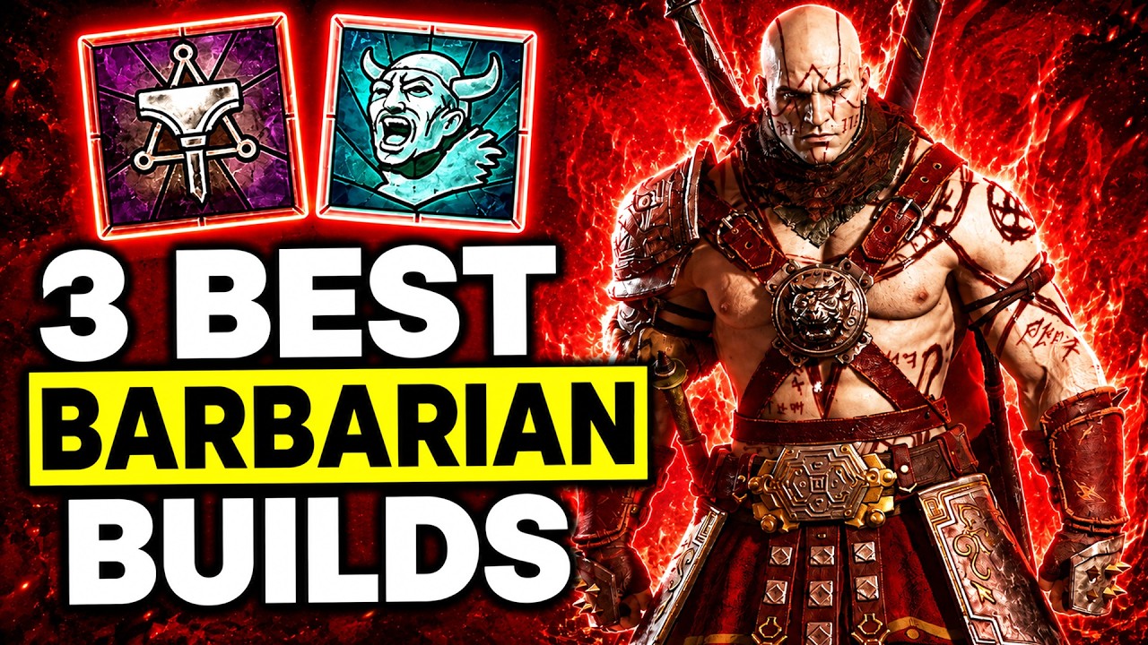 ТОП-3 ЛУЧШИХ БИЛДА НА ВАРВАРА В 15 СЕЗОНЕ! Diablo 4 билд на варвара 15 сезон (НОВАЯ МЕТА)