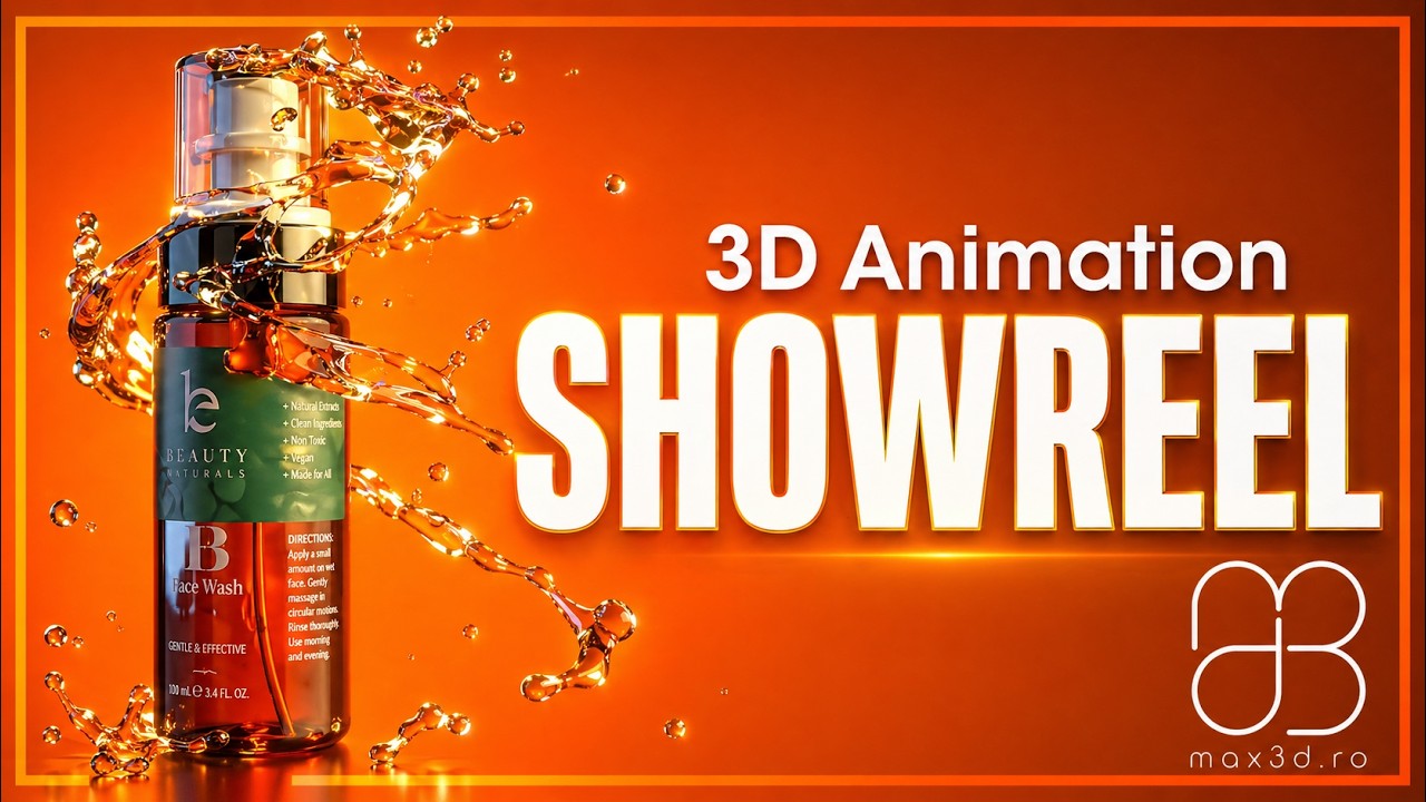 3D  Product Animation Showreel 2023