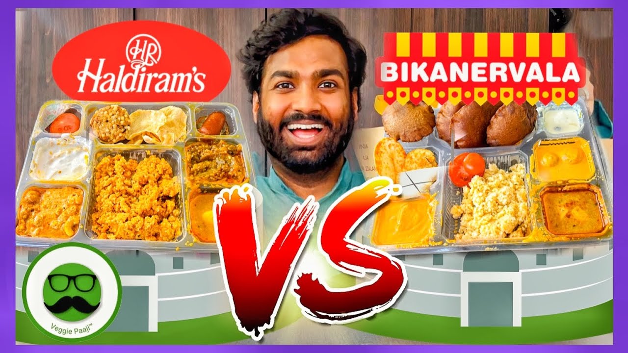 Haldirams Vs Bikanerwala Navratri Thali | Veggie Paaji