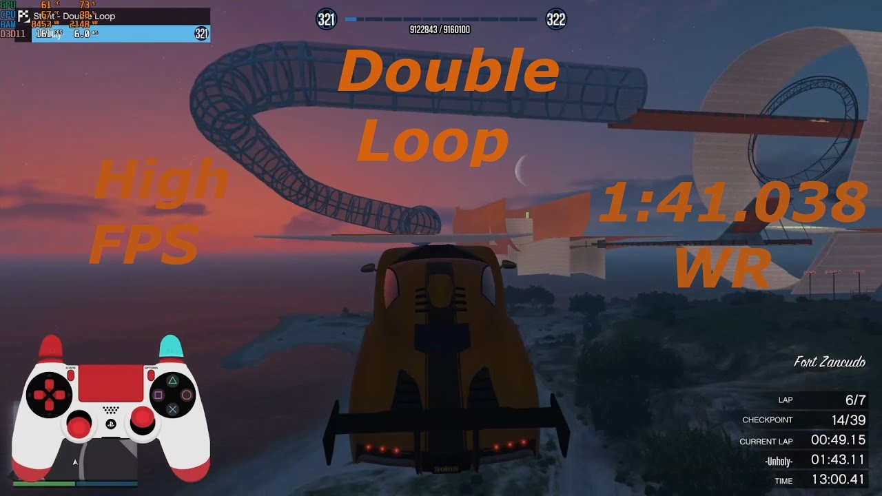 GTA Online - Double Loop WR - 1:41.038
