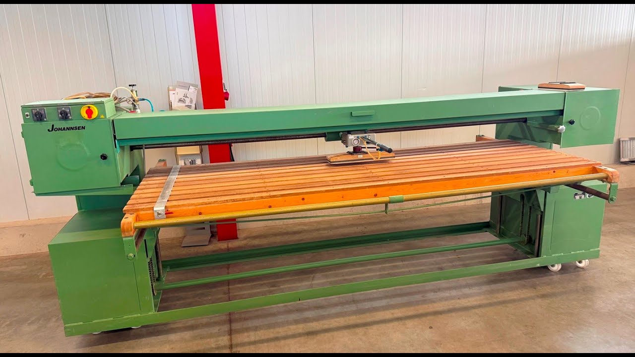 Langbandschleifmaschine Johannsen T 85 / PNEUMA (Nr. 3251) / Kauz Maschinenhandel GmbH