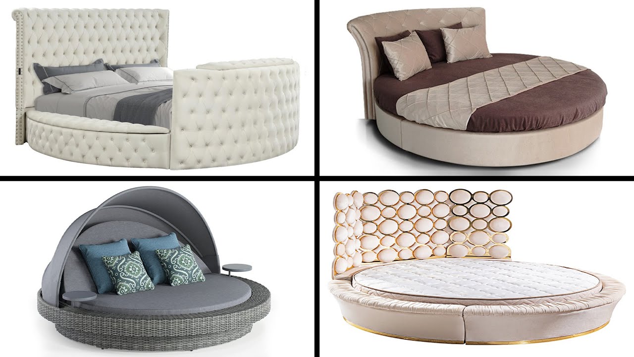 75 Round Bed Ideas 2025 // Types of Beds // Home Furniture Ideas