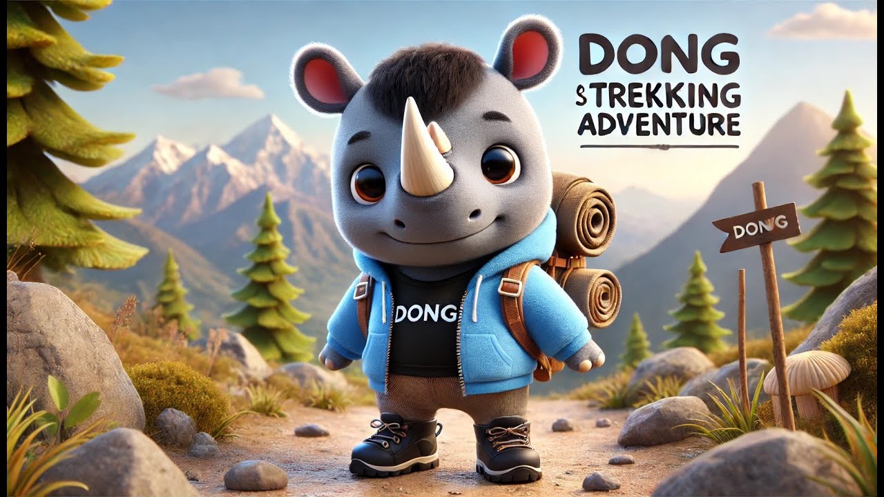 Doong&rsquo;s Big Trekking Adventure | Fun Trek for Kids | Baby Rhino #adventure #nepal #shorts