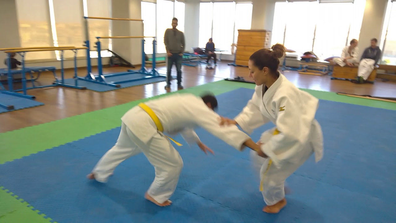Walaa orange belt Aikido exam