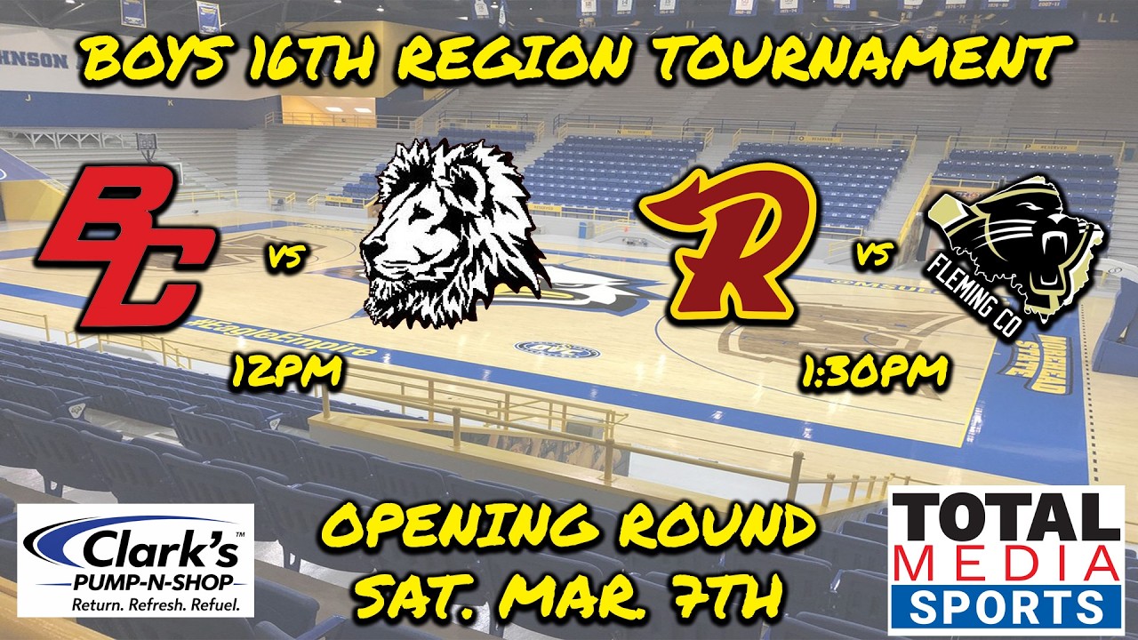 Boys 16th Region Tournament Opening Round  | KHSAA Basketball | LIVE | Total Media | 03/07/26