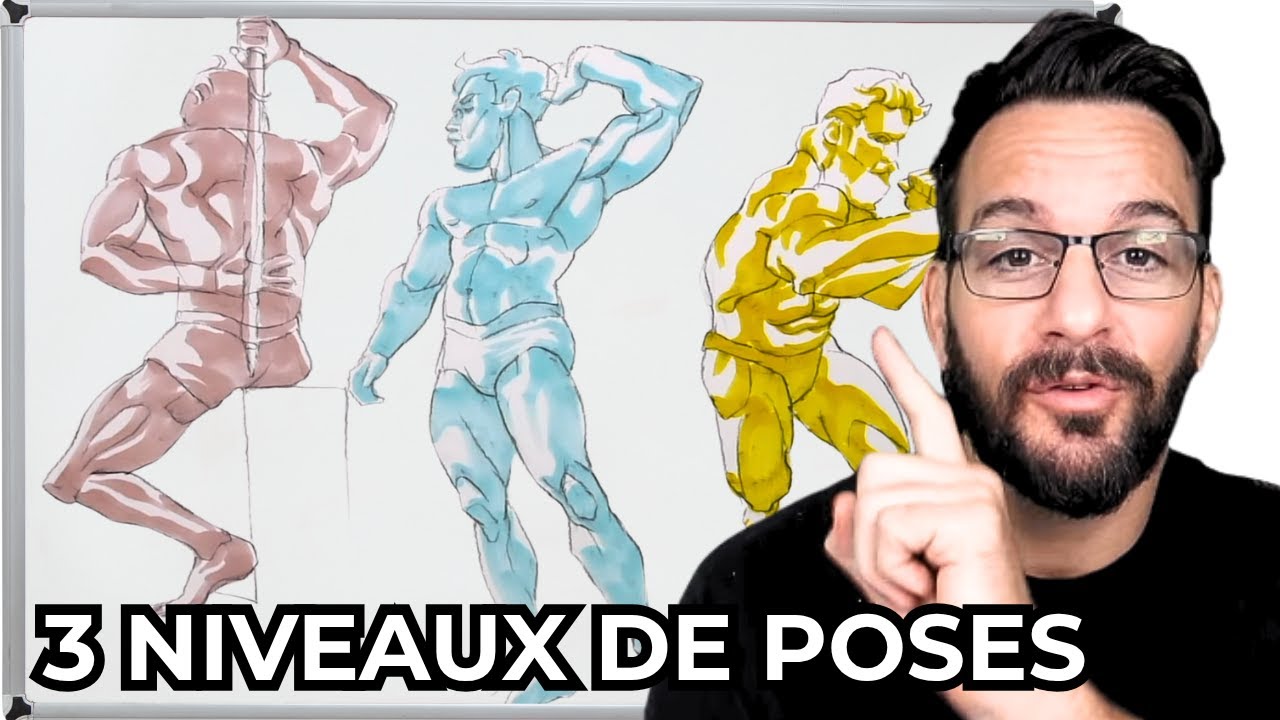 3 DIFFICULTÉS DE POSES - CHALLENGE DESSIN