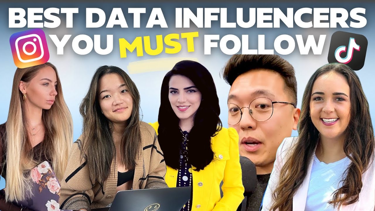 Data Influencers you MUST follow on Instagram and TikTok