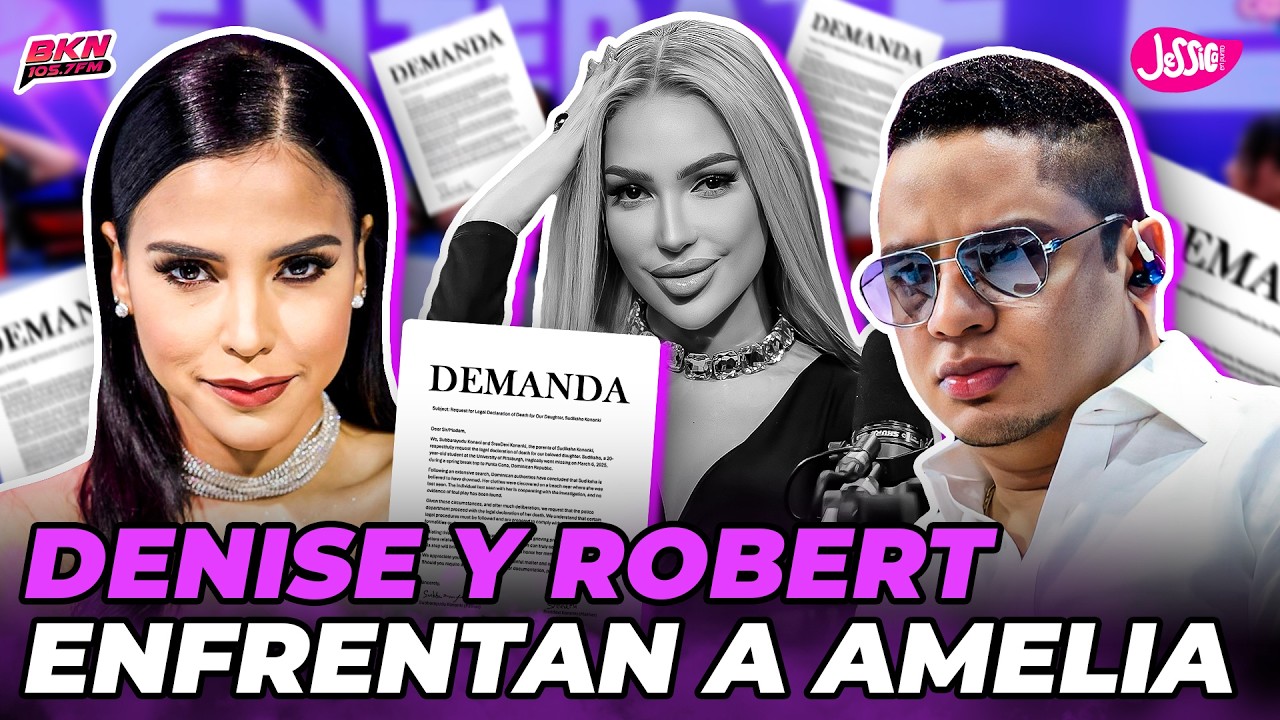 DENISE PEÑA CONFIRMA DEMANDA CONTRA AMELIA ALCÁNTARA Y ROBERT SÁNCHEZ SE LA DEJA CAER