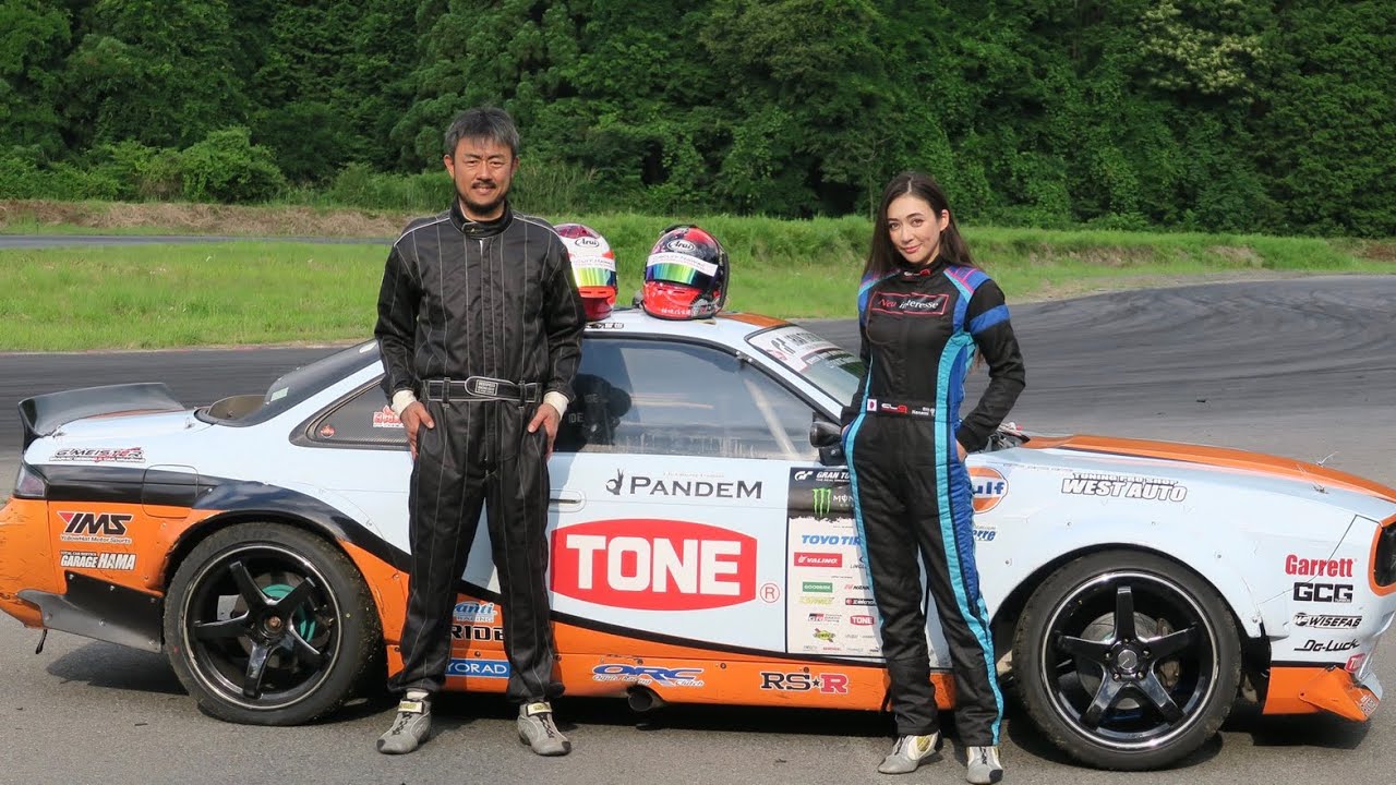 塚本奈々美がD1マシンで走ってみた！①　S14編