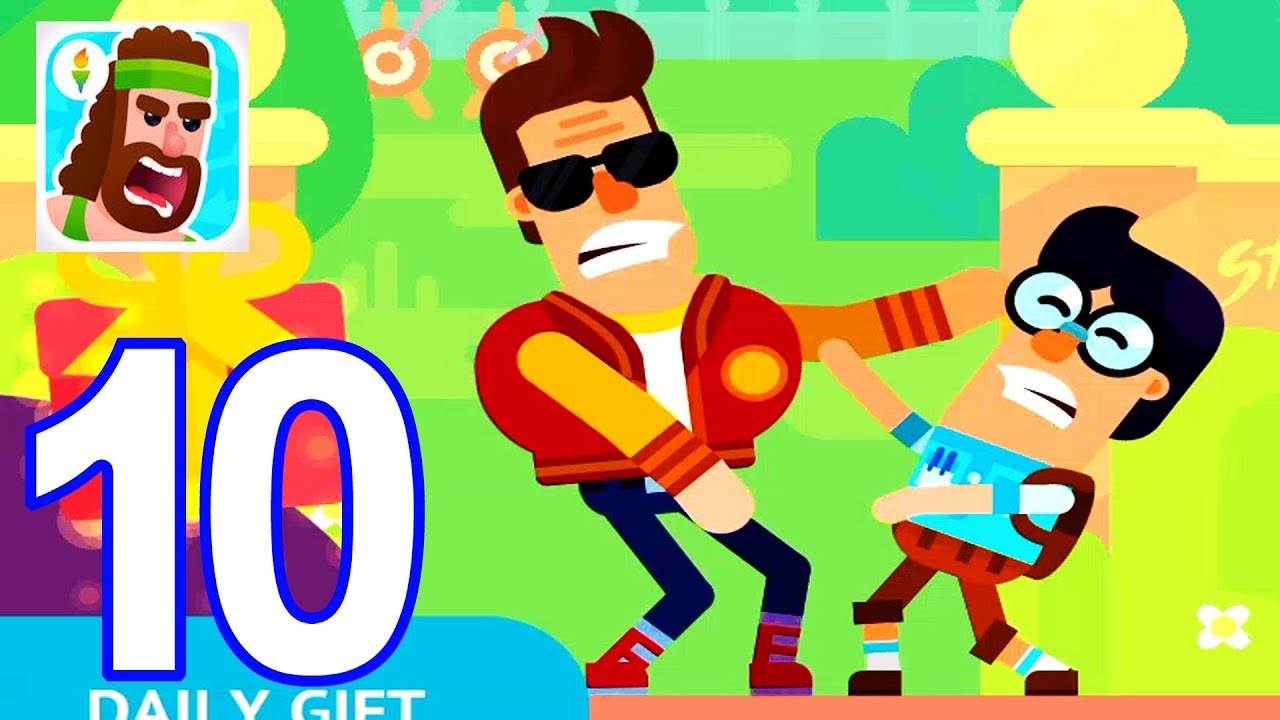 Bowmasters - Gameplay Walkthrough Part 10 - Schoolmates (Spinner) Tournament (iOS | Android)
